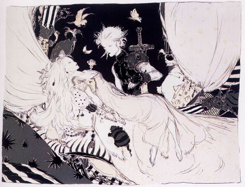 Illustration for article titled The Beautiful Final Fantasy Art of Yoshitaka Amano